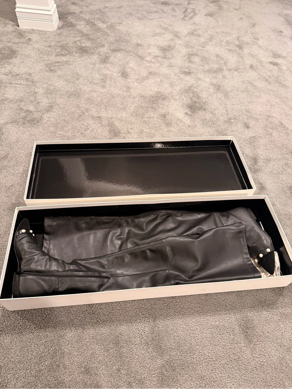 Philosophy Di Lorenzo Serafini Over the Knee Black Boots Size 7.5